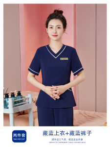 Bộ Quần Áo Làm Đẹp Mùa Hè 2023 Cho Nữ Bộ Quần Áo Làm Đẹp Chân Ngắn Tay Dài Chất Liệu Polyester Cao Cấp Bộ Quần Áo Làm Đẹp