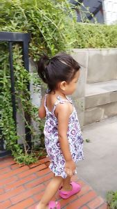 Setelan baju dress kids anak perempuan pantai MOON SPLASH