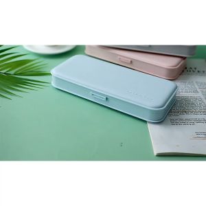 Hộp Đựng Bút Hình Bánh Macaron Phong Cách Muji Đơn Giản Sức Chứa Lớn Đa Năng Ốp GA625