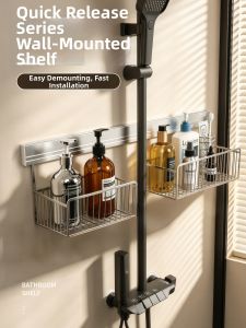 WEIFUREN | Minimalist Stainless Steel Bathroom Shelf