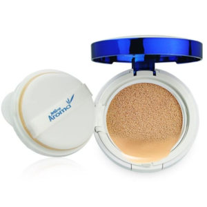 Mira Aroma CC Cushion Ultra Moist Coverage NL321 phấn nước trắng da ngăn loang mồ hôi chống nắng 15g  kèm 1 refill  và bông phấn