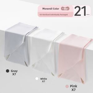 miiow | Disposable Ice Silk Ultra-Thin Seamless Womens Cotton Crotch Sterile Daily Throw Travel Summer Wash-Free Shorts Underwear