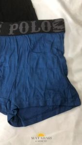 (MG)5pcs Swiss Polo Soft Cotton Men Plain Boxer Male Underwear Spender Lelaki Dewasa Pakaian Dalam Seluar Dalam Lelaki