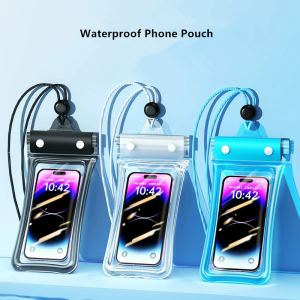 Waterproof Mobile Phone Bag with Floating Touchscreen Airbag for Swimming Drifting Sealed for Diving Outdoor Mobile Phone Case