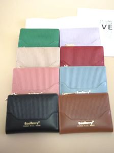 BAELLERRY N5024 Dompet Wanita Lipat Bahan Kulit PU Leather Premium BAEOS