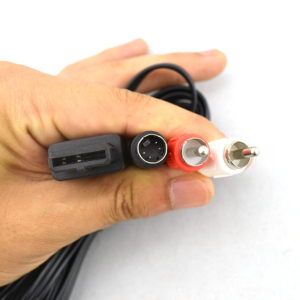 S-Video Cable for N64 NGC SNES RCA Audio Wire for Super Nintendoo Enterainment System Extender for for Nintendo GAMECUBE