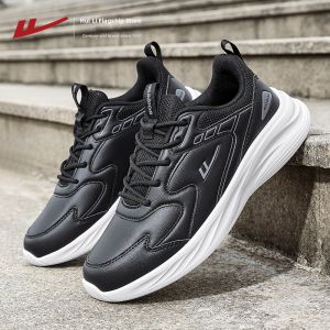 Warrior | Lightweight Shock Absorption Mens Leather Running Shoes