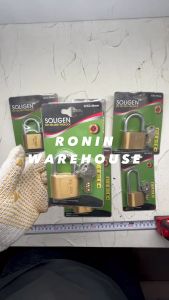 SOLIGEN Gembok Komputer Per Kuningan 40 50 60 mm Panjang Pendek Kunci Pintu Pagar Rumah