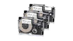 EZ Label Tape Printer Casio 12mm Compatible XR12WE XR12YW