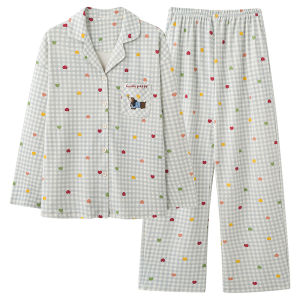 Áo ngủ MiiOW cho nữ làm  vải cotton nguyên chất rộng rãi thoải mái