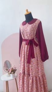 Ivaniar Dress "Sakura Dress" Korean style dress bahan nyaman