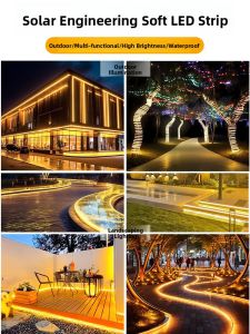 PAIMIJI | Ultra-Bright Solar LED Strip Light Waterproof Outdoor Lighting