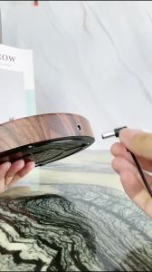 Đèn Ngủ LED Từ Tính Bóng Đèn Nổi Sáng Tạo Đèn Bàn Trang Trí Nhà Cửa Quà Tặng Sinh Nhật - Ánh Sáng Trắng Ấm 360 Độ ° Dầm