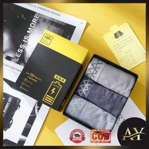 Celana Dalam 5D Magnetic Premium Boxer Therapy Kesehatan Pria Bahan Seamless Magnet 1 Box Isi 3 Pc