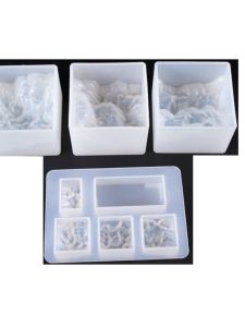 Silicone Mountain Peak Landscape Decorations Snowy Mountain Fragment Microscopic View DIY Craft Supplies Other Accessories