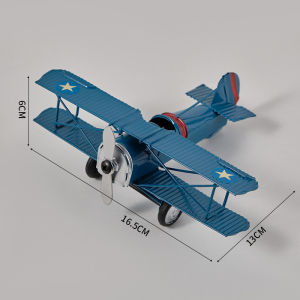 Metal Art Hand-painted WW2 Fighter Model Plane Toy