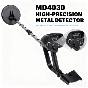 Hot Sell MD4030 Metal Detector for Gold/Underground - High Accuracy Treasure Hunter w/ Display & Waterproof Coil