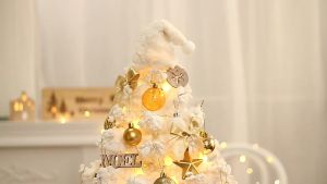 Christmas Tree Decorations New Year Supplies For Home Artificial Goods Holiday Mini
