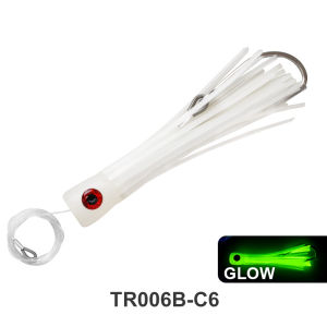TEASERTR006-B Deep-Sea Surface Fishing Lure 15cm/32g for Tuna Boat Fishing Artificial Bait Resembling a Squid for Sea Fishing