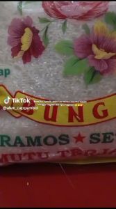 BERAS CAP BUNGA 5 KG SUPER PULEN FANTASIA DENGAN PAKING AMAN