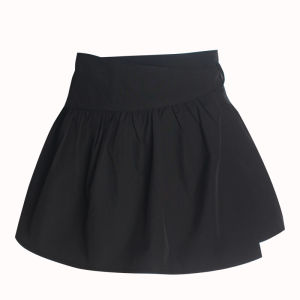 New 2025 All-Match One-Piece Yoga Pants Skirt Bottoming Shorts Anti-Light Half Skirt Waist Seal Super Short Pure Color Cake Skirt