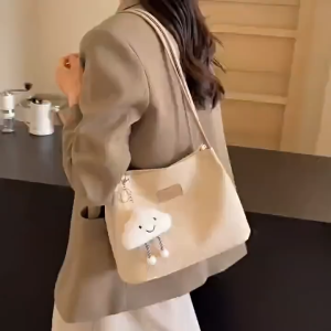 Tote Bucket Bag Large Capacity Shoulder Bag Women Beg Tangan 大容量手提包包
