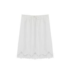 Bluewedian Spring Summer Heavy Embroidery round Neck Pure Cotton Womens Fashion Striped Loose Shirt Casual Style Long Sleeve