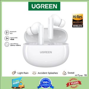 UGREEN HiTune T6 ANC Earbuds Bluetooth 5.3 Active Noise Reduction True Wireless Bluetooth Headphones