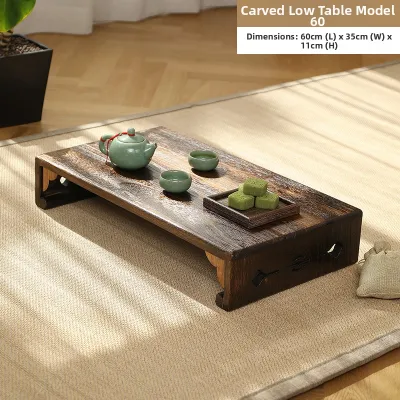 YUANMUQIREN | Vintage Chinese Style Tea Table Solid Wood