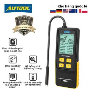 Máy Kiểm Tra Chất Lỏng Phanh AUTOOL AS502 Cho Xe DOT3/DOT4/DOT5.1 - Máy Kiểm Tra Chất Lượng Dầu Chất Lỏng Hàm Lượng Nước Trong Ô Tô