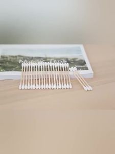 Double Head Cotton Swab Soft Round Tip Women Makeup Cotton Buds Tip for Wood Sticks Nose Ears Cleaning Health Care Tools