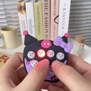 Sanrio Mini Whack-a-mole Whac Game Toy Console Kuromi Children Gamepad Pop It Keychain Machine Baby
