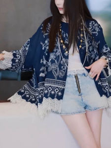 SHUAIYUE | Áo Sơ Mi Tàu Cổ Pankou Tay Dài