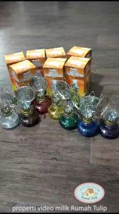 Lampu Teplok Minyak Ublik Kaca Lampu Emergency Vintage Harga Grosir Perlusin 12 Pcs