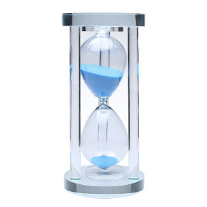 Creative Crystal Hourglass Timer 30/60 Minutes Half Hour Time Decorations for Childrens Living Room Bar Cabinet Decor