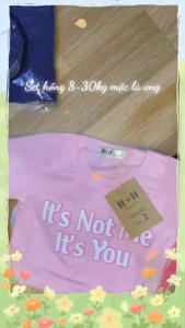 Sét áo phông mix chân váy hồng thời trang cá tính cho bé gái