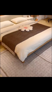 Solid Wood Bed Frame Wooden Bed Super Single/Queen/King Bed Katil Kayu Rangka Katil Kayu 實木床