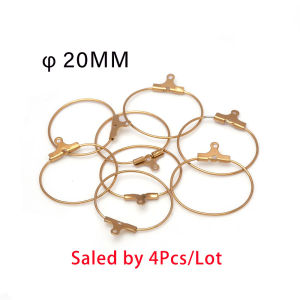 4-10pcs Stainless Steel Ear Wire Earring Hooks Hoop Connector Diy Earrings Accessories Dangle Charms Jewelry Making