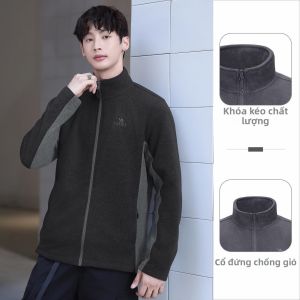 CAMEL | Áo Khoác Lót Len Nỉ Dày Ấm