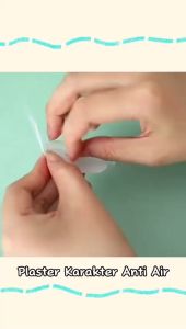 Plaster Karakter Anti Air / Band Aid / Hansaplast Waterproof Motif Kartun Lucu / Penutup Luka Untuk Anak dan Dewasa / Perlengkapan P3K Serbaguna - HOMIA