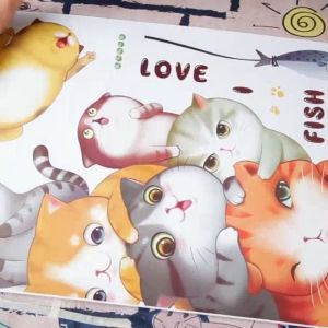 Decal dán tường Animal girl dễ thương cho bé - Tranh dán tường