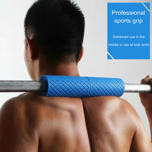【Grosir Murah】Silicone Grip Dumbbell Barbell Grip Handguard Dumbbell Curved Bar Alat Angkat Beban Hand Grip Peralatan Latihan Angkat Beban