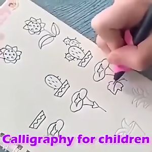 Magic Book 1 Set Isi 4: Buku Belajar Menulis Huruf & Angka