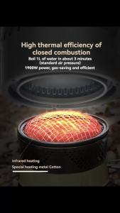 BRS | 1900w BRS-TS19 Reactive Stack Heat Cooking System Portable Pot/Jet Burner SetBackpacking and Camping Stove System Reactor Set