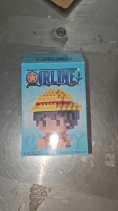 Bandai | ONE PIECE Nika Luffy Mini Building Blocks Anime Character Model Chopper Ace Buggy Assembly Bricks Toy Children Holiday Gift