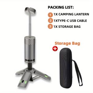 NITEK 9000mAh Telescopic Camping Light Portable LED Magnetic Work Light Emergency Lantern for Power Outage