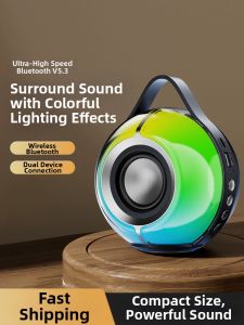 Portable Mini Bluetooth Speaker High Volume Outdoor Sports Mobile Phone User Friendly Wireless Speaker with LED Display