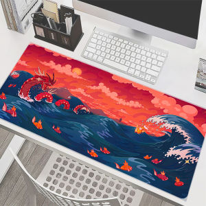 Bandai | Mouse Pad Pokemon Gyarados Notbook HD Print PC Gamer Keyboard Pad NonSlip Rubber Computer Carpet Desk Mat Gamer Cabinet MousePad