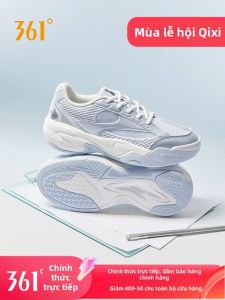 361° | Giày Thể Thao Nữ Đế Nhẹ Màu Bạc Mới Cho Mùa Đông