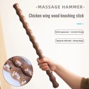 Massage Rolling Stick Chicken Wing Wood Unclogging Meridians